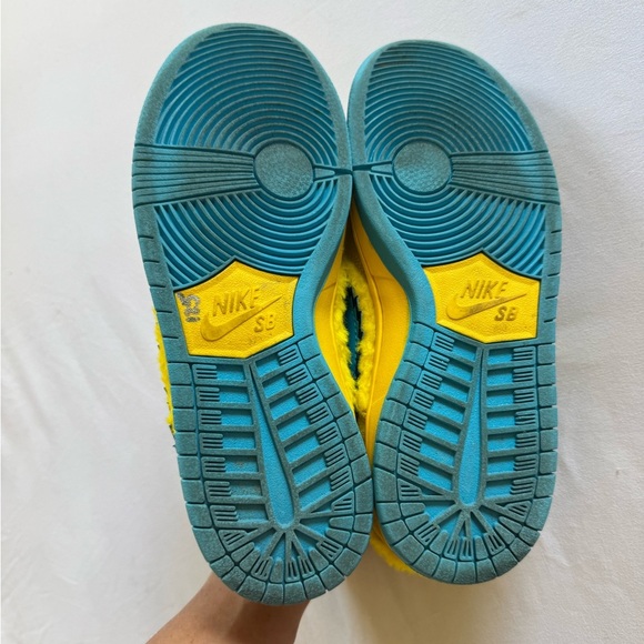 Nike Sb Dunk Low Grateful Dead Bears Opti Yellow  Size 8 - Picture 6 of 9